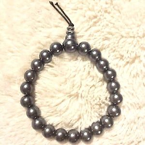 Hematite Gemstone Crystal Power Bracelet